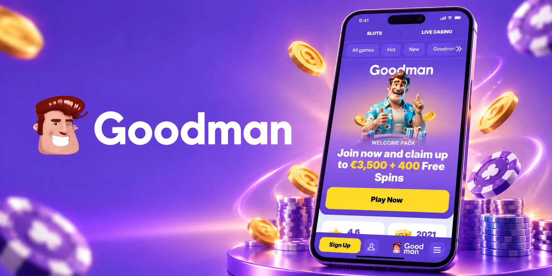 Goodman Casino App Screenshot